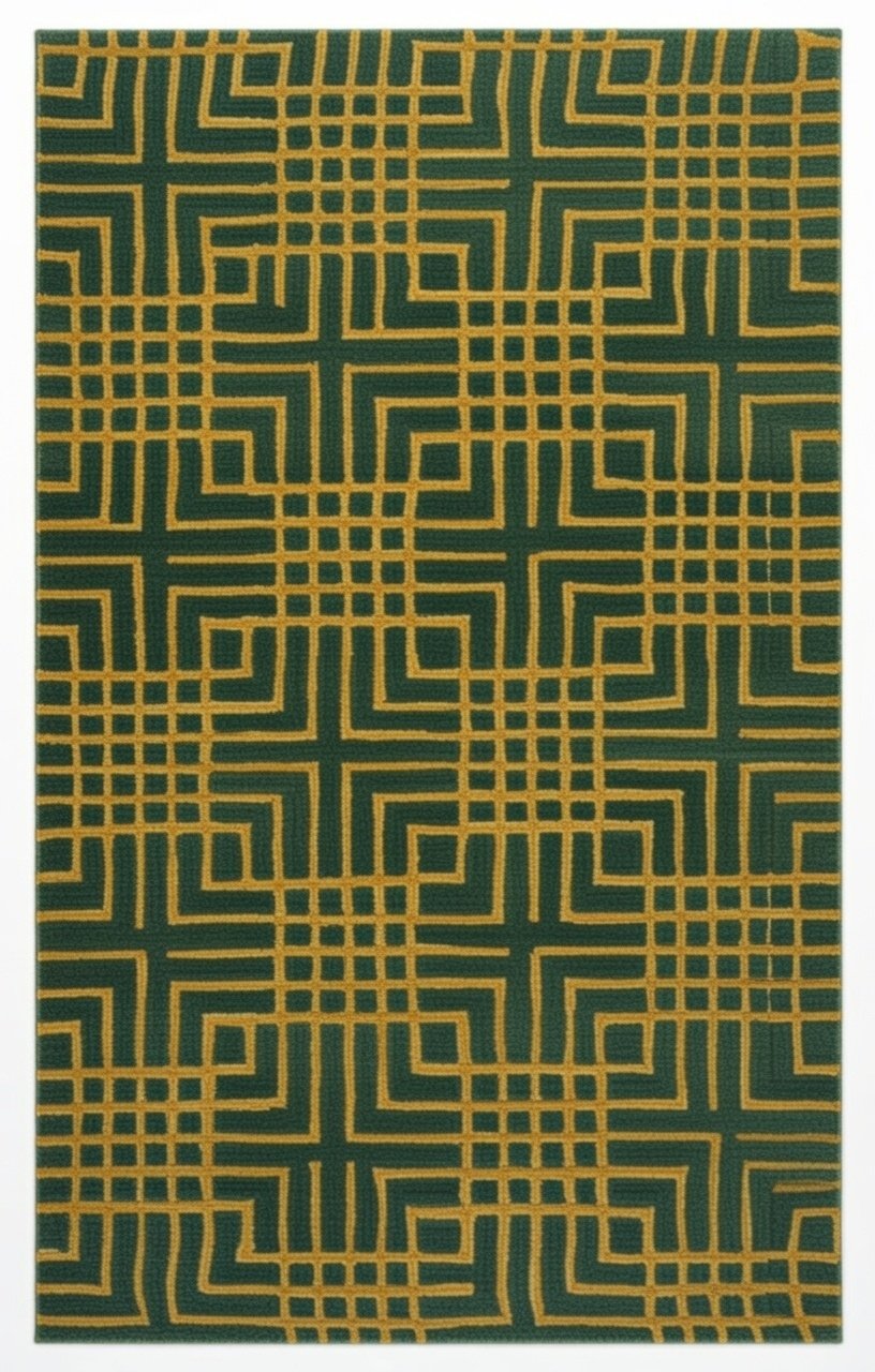 All-Weather Performance Indoor Outdoor Rug - Botanical Moroccan Trellis